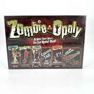 Zombie-Opoly - Killer Board Game - 2-6 Players - NEW / Unopened